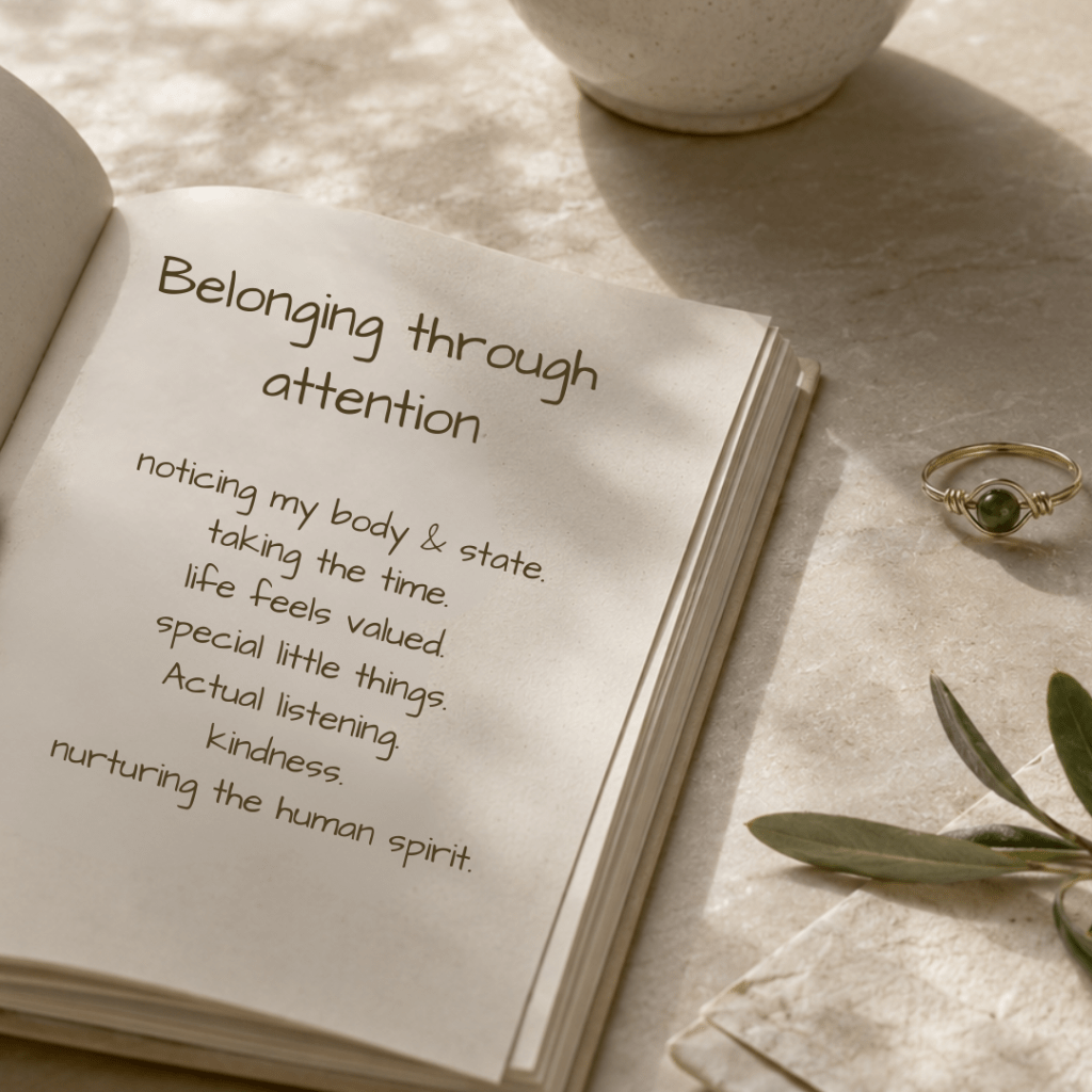 Belonging Through Attention